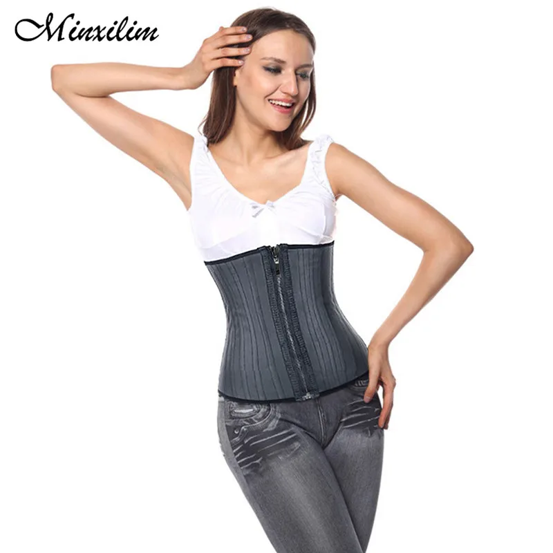 Women Slimming Shapewear Waist Cincher Slim Body Shaper 25 Latex Waist Trainer Underbust Corset Sexy Women Plus Size s-6XL