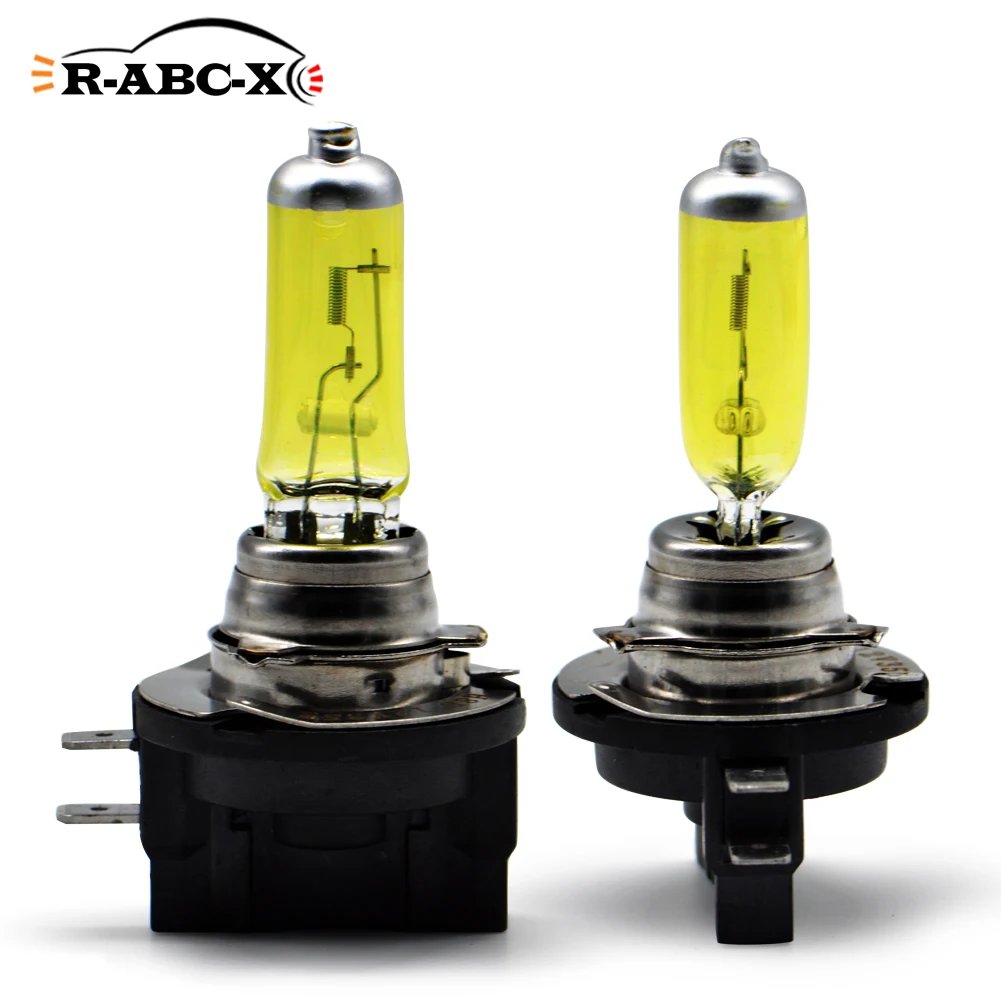 RUIANDSION 2Pcs H8B H9B H11B 35W AUTO Halogen Head Light Filament Bulb 4300K Warm White Yellow 6000K Motorcycle Headlamps