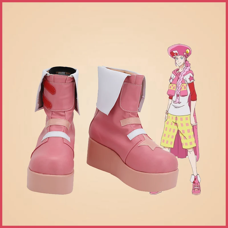 CosplayLove Anime Classicaloid Classica Loid Mozart Red Cosplay Shoes Long Boots Leather Custom Made