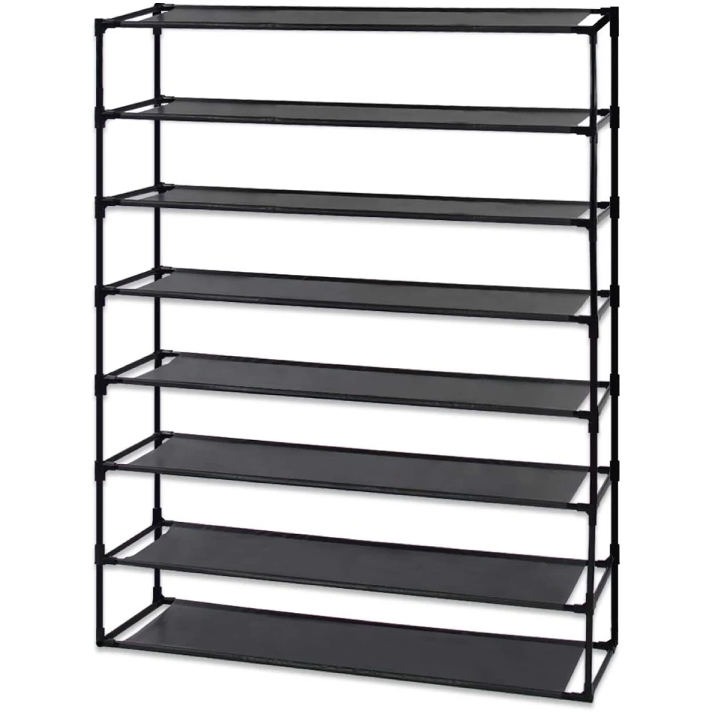 

6/8 Tier Shoe Rack Storage Shelf Detachable Non-Woven Waterproof Fabric Shoe Organizer Tower Space Saver Stackable