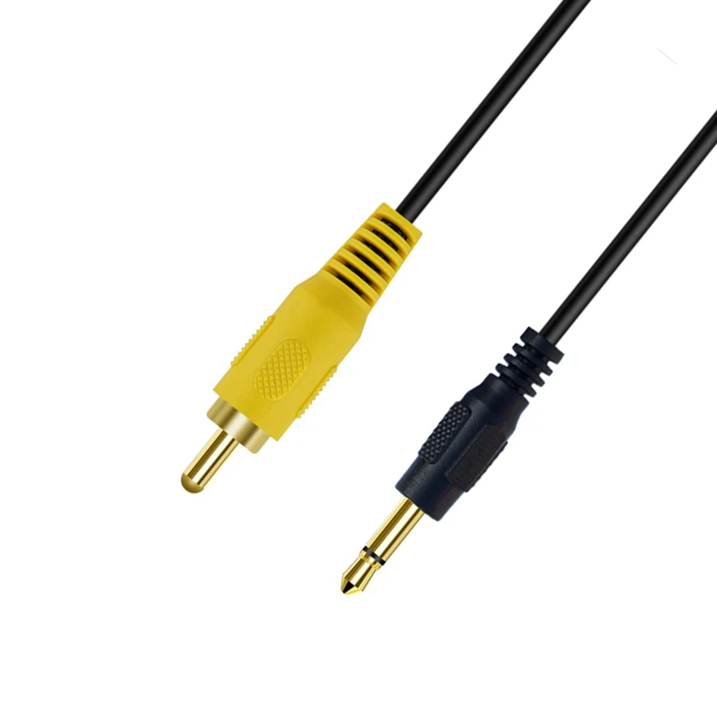 3.5mm Mono do AV złącze męskie RCA wideo kabel AV 1.8m