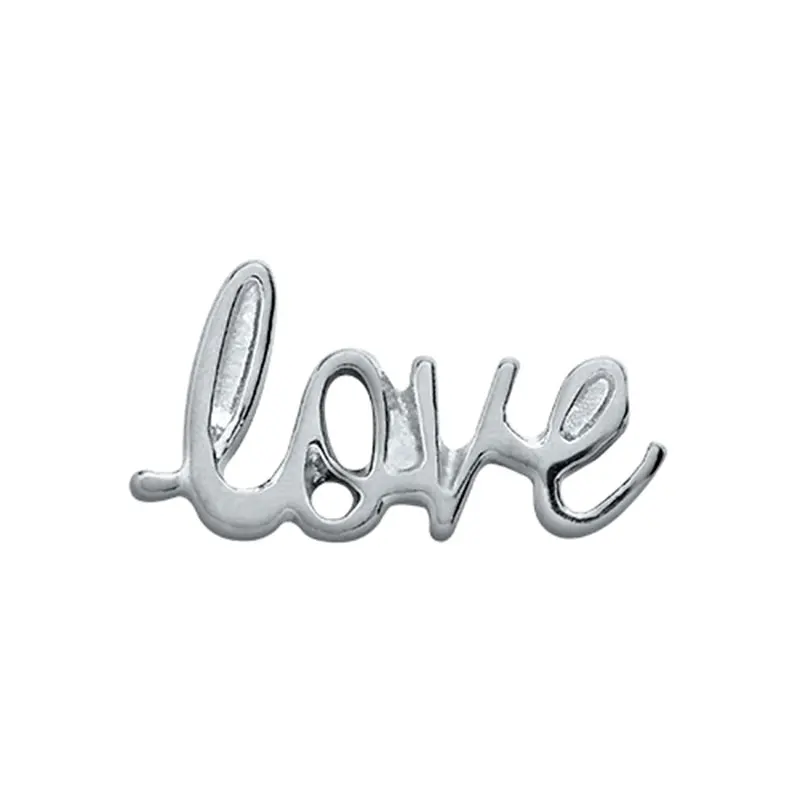 10pcs Letter Love floating charms for Living glass locket