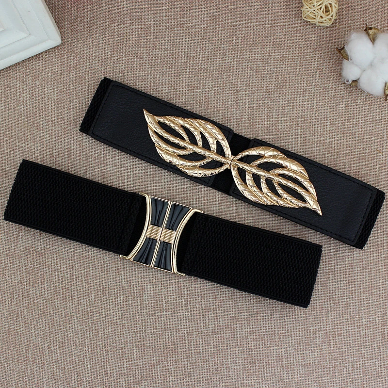 

65cm Female Fashion Buckle Elastic Belts for Women Band Waistband Dress Coat Girdle Belt Clothing Accessories