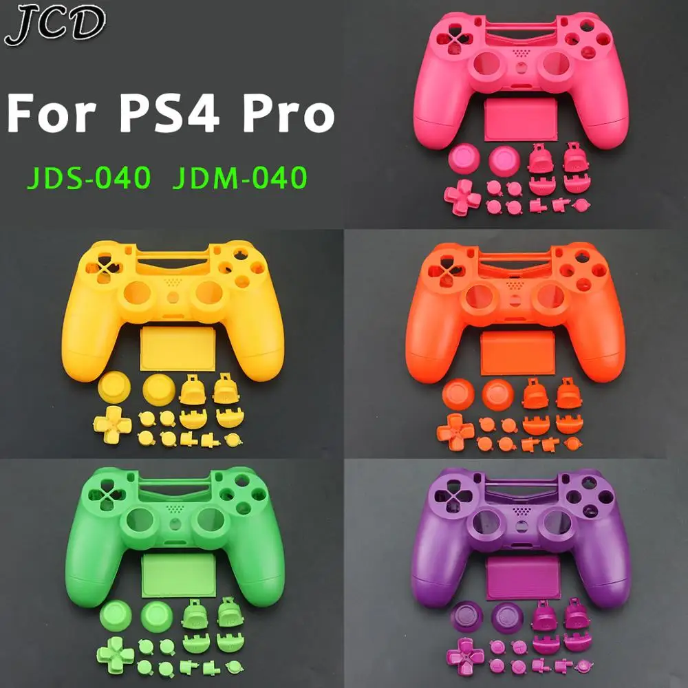 

JCD Replacement Full shell and buttons mod kit For jds 040 PS4 Pro Slim Controller Housing Cover Case