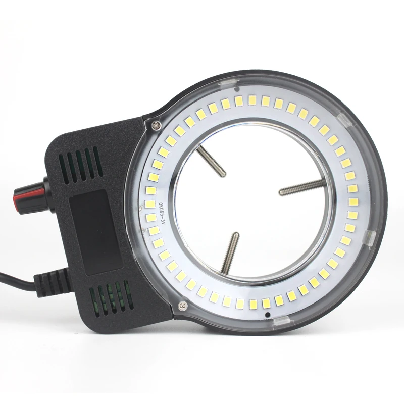

110-220V 48pcs LED USB Output Adjustable Ring Light Iluminator Lamp For Industry Stereo Microscope Industrial Camera Magnifier
