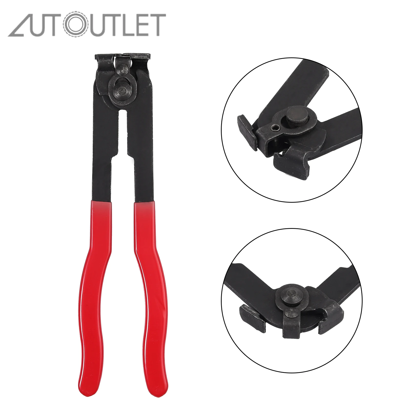 AUTOUTLET 230 Mm Car Hose Oil Hose Crimping Plier Collar Hose Clip Clamp Pliers Water Pipe Clamp Calliper Car Repair Hand Tool