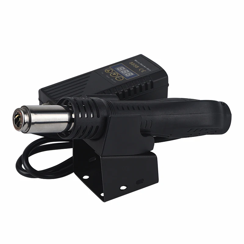 JCD-Pistola de aire caliente, 8858, micro estación de soldadura de reprocesado, secador digital LED, pistola de calor de 700W, herramienta de