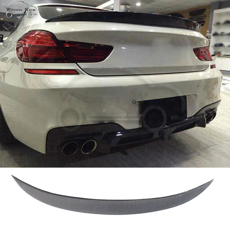 for Bmw F06 F12 F13 m Style Rear Wing Trunk Lip Spoiler 640i 650i 630i Car Body Kit 2011-up