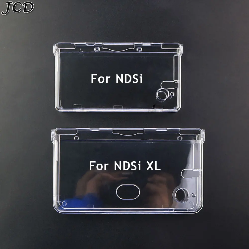 JCD In Bulk Plastic Clear Crystal Protective Hard Shell Skin Case Cover For  DSi NDSi NDSi XL Console