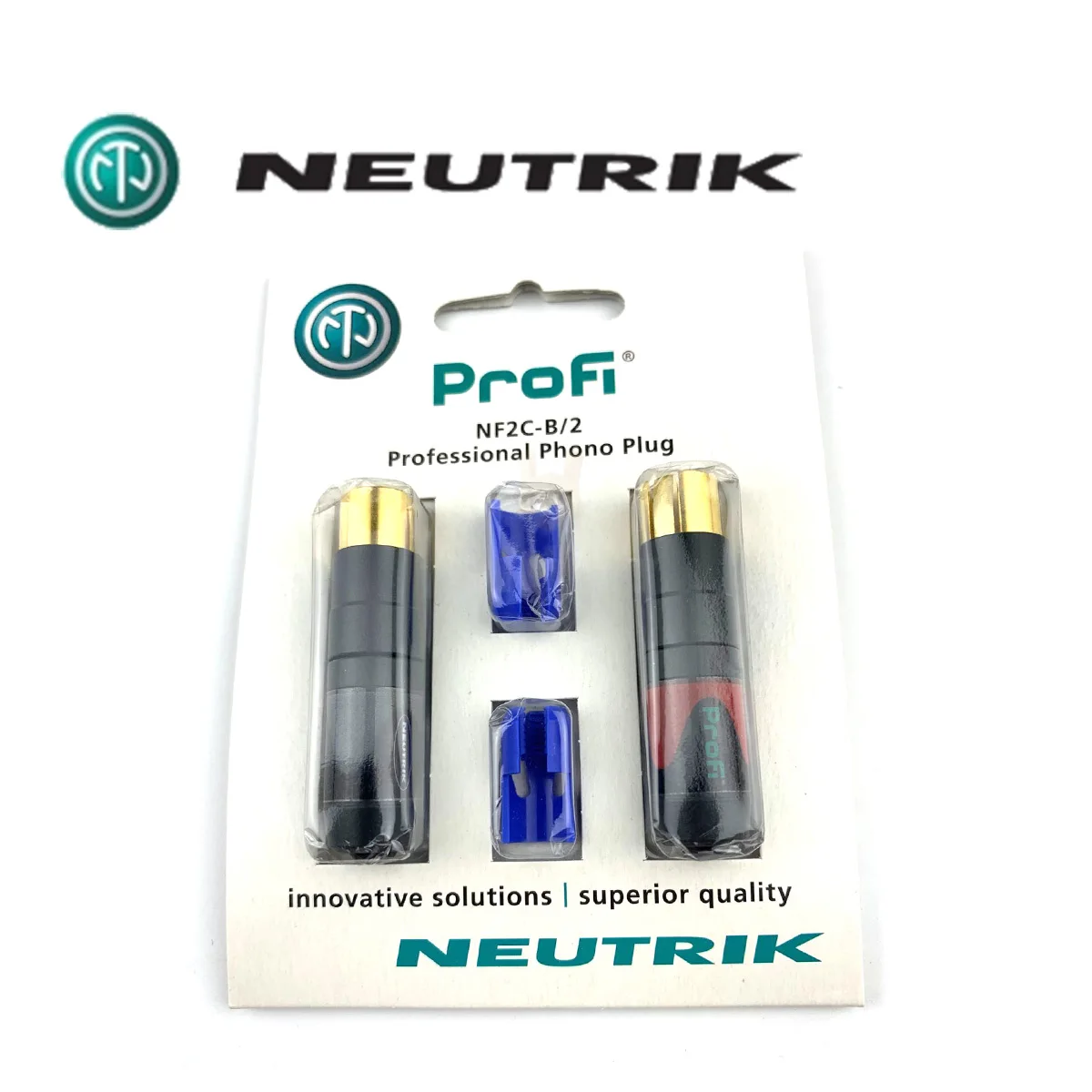 Neutrik NF2C-B/2 Neutrik Profi fever Hifi stereo RCA lotus plug