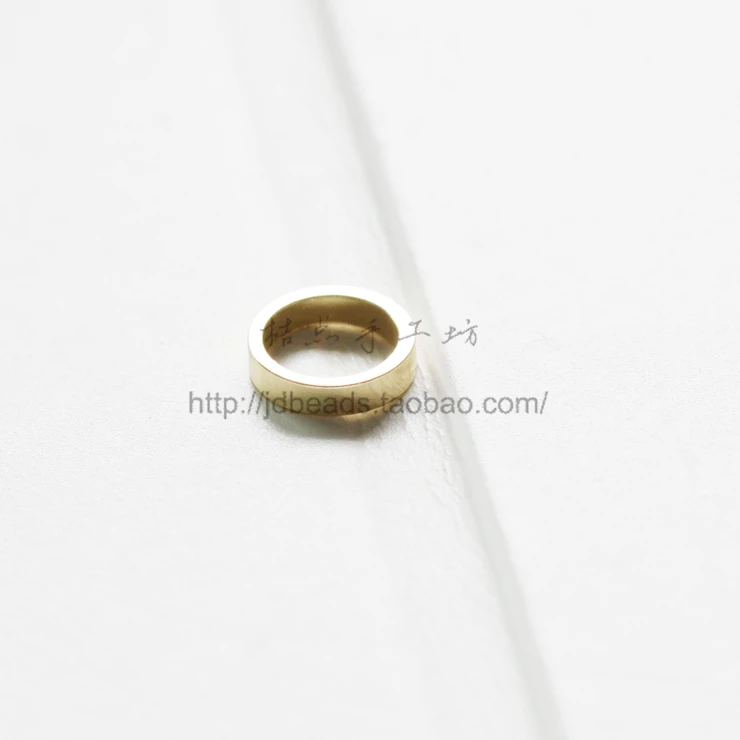 Solid Brass Round Frame - Link - Ring 10x2.2mm (3011C)