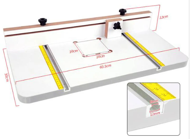 Mesa de trabajo auxiliar para taladro de banco, mesa de operación de banco de trabajo de extensión multifunción para máquina perforadora de banco de carpintería