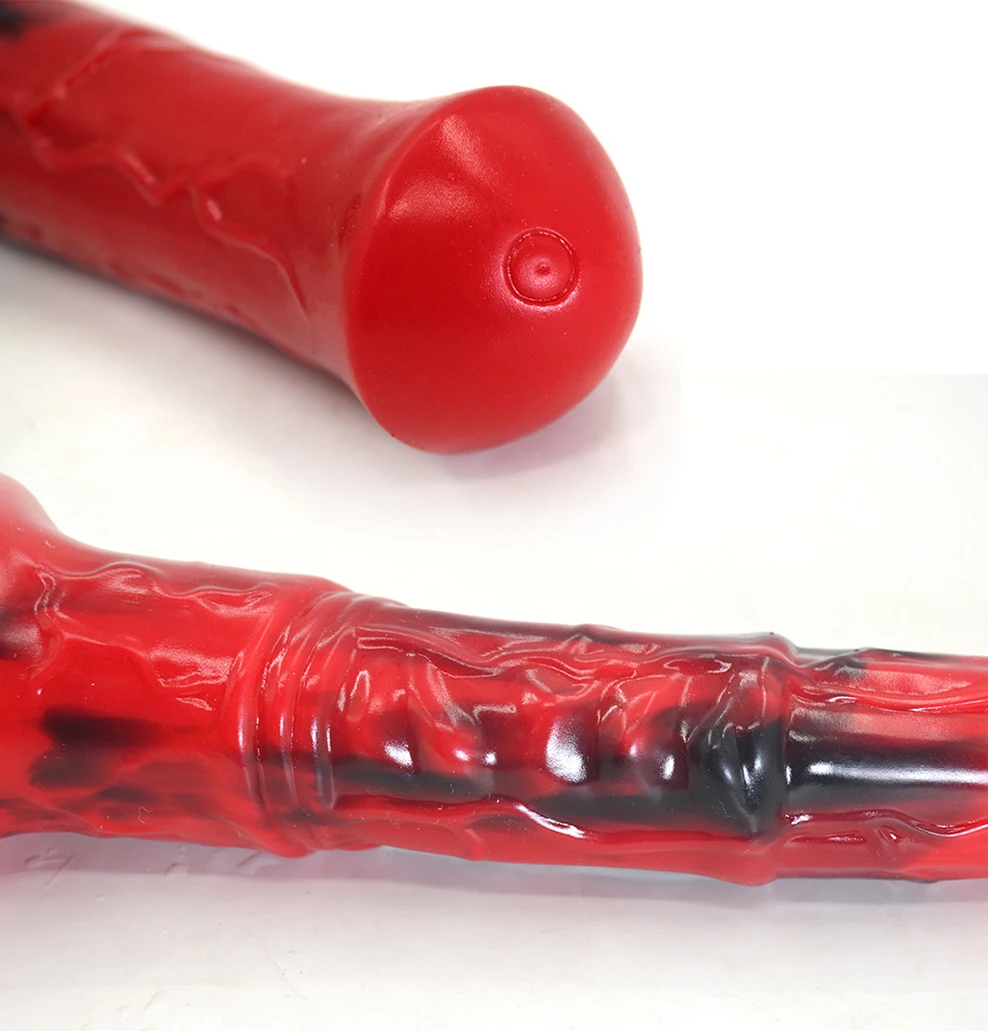 FAAK animal horse penis silicone long realistic dildo colorful red and black sucker cock anal sex toys for men women couples