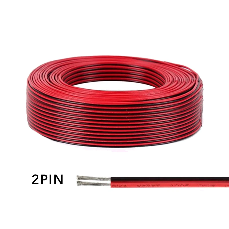 2pin 3pin 4pin 5pin Verlängerung Draht Kabel 22AWG Led Stecker Für WS2812 WS2811 RGB RGBW RGB CCT 5050 3528 LED streifen