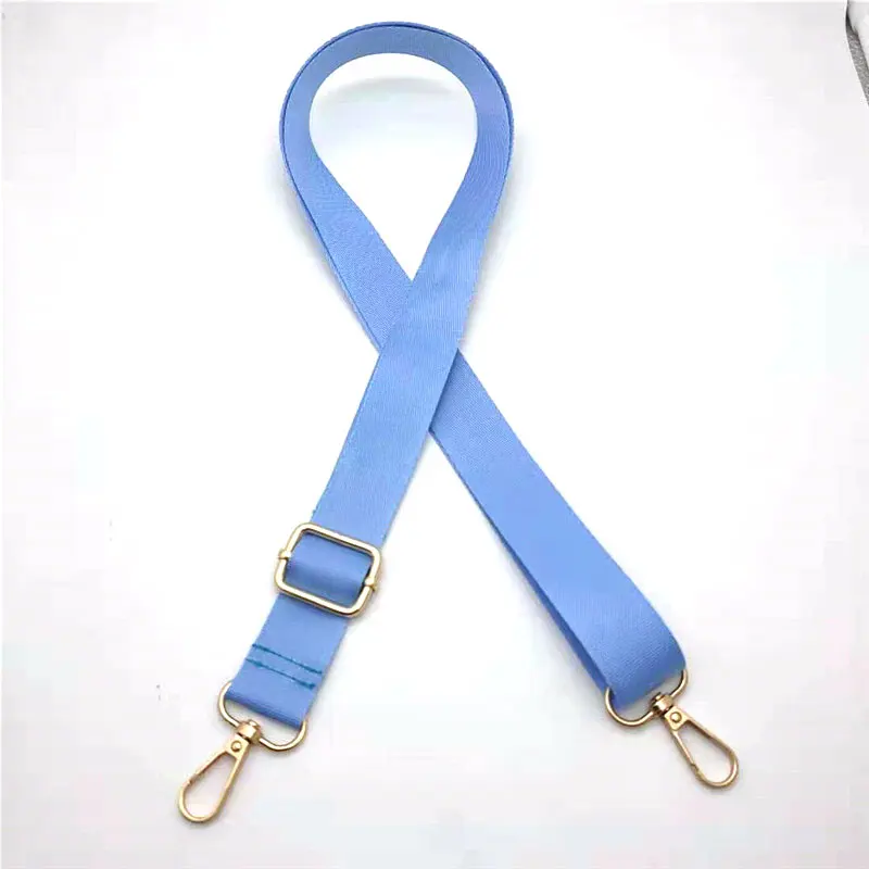 Correa de nailon para bolso de hombro, repuesto ancho de 1,3 M de largo para bolsos, DIY, Color sólido