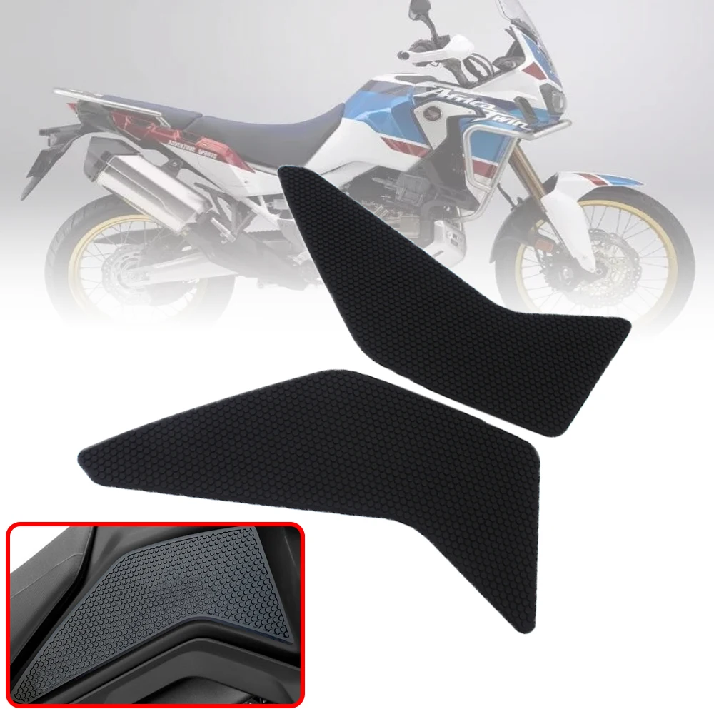 Für Honda CRF1000L Motorrad Tank Pad Protector Aufkleber Knie Grip Traktion für Afrika Twin 2017 2018 2019 CRF1000L ADV 2018