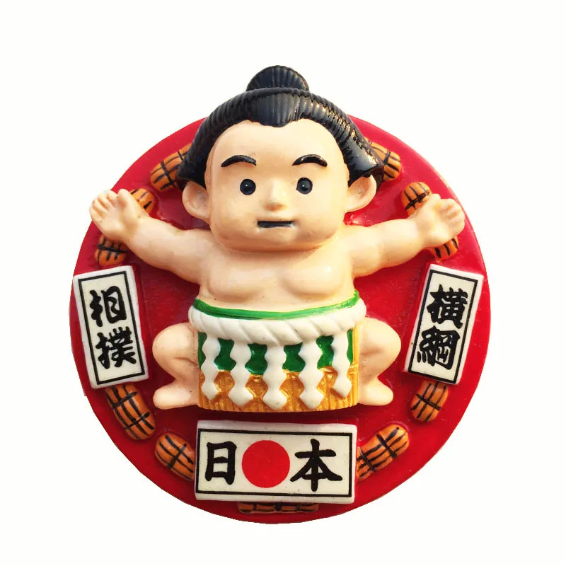 Asia Japan 3D Fridge Magnets Tourist Souvenir Decoration Articles Handicraft Magnetic Refrigerator Collection Gifts