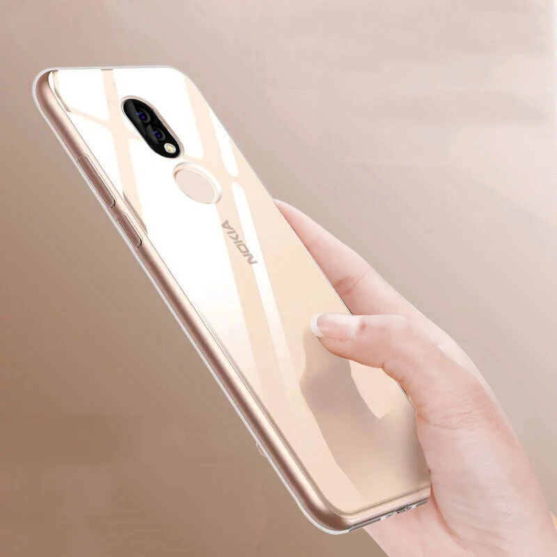 Transparent Soft Silicone TPU Phone Case for Nokia 5.1 Plus X5 2018 5.86\