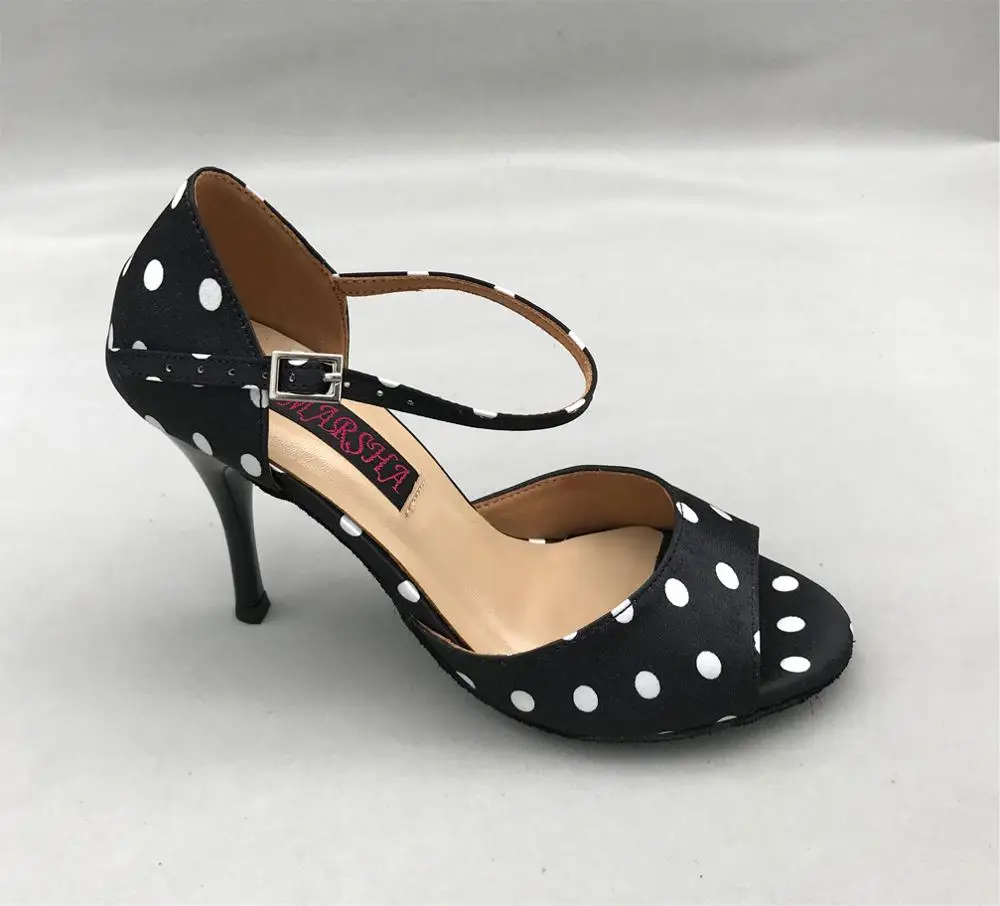 Wygodne i modne buty do tańca latynoskiego buty salsa tango buty ślubne i imprezowe dla kobiet 6205B-BD wysyłka za darmo wysoki obcas