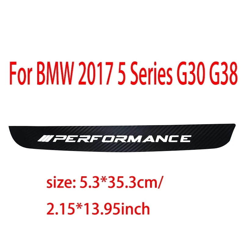 Carbon Fiber M Brake Lights Decorative Sticker For BMW Performance Series 3 5 7 X1 X3 X5 E46 E90 E92 E93 F30 G20 G30 F11 E60 F01