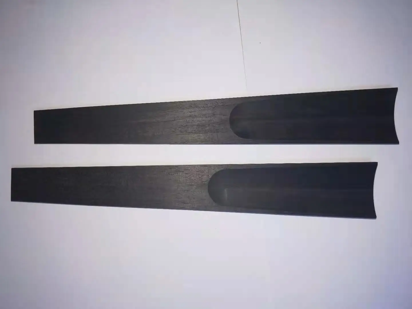 2 PCs Quality Violin Fingerboard Ebony Natural color 4/4 Violin Parts