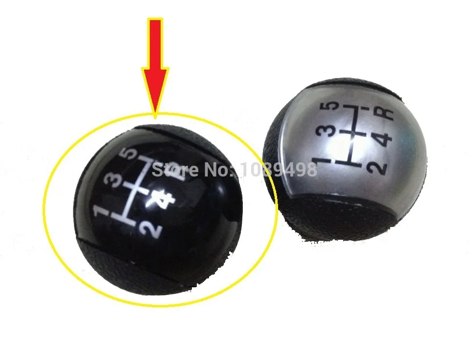 1 Piece Black colour Gear Knob for Ford Focus 2 II 2005-2008 1.8L