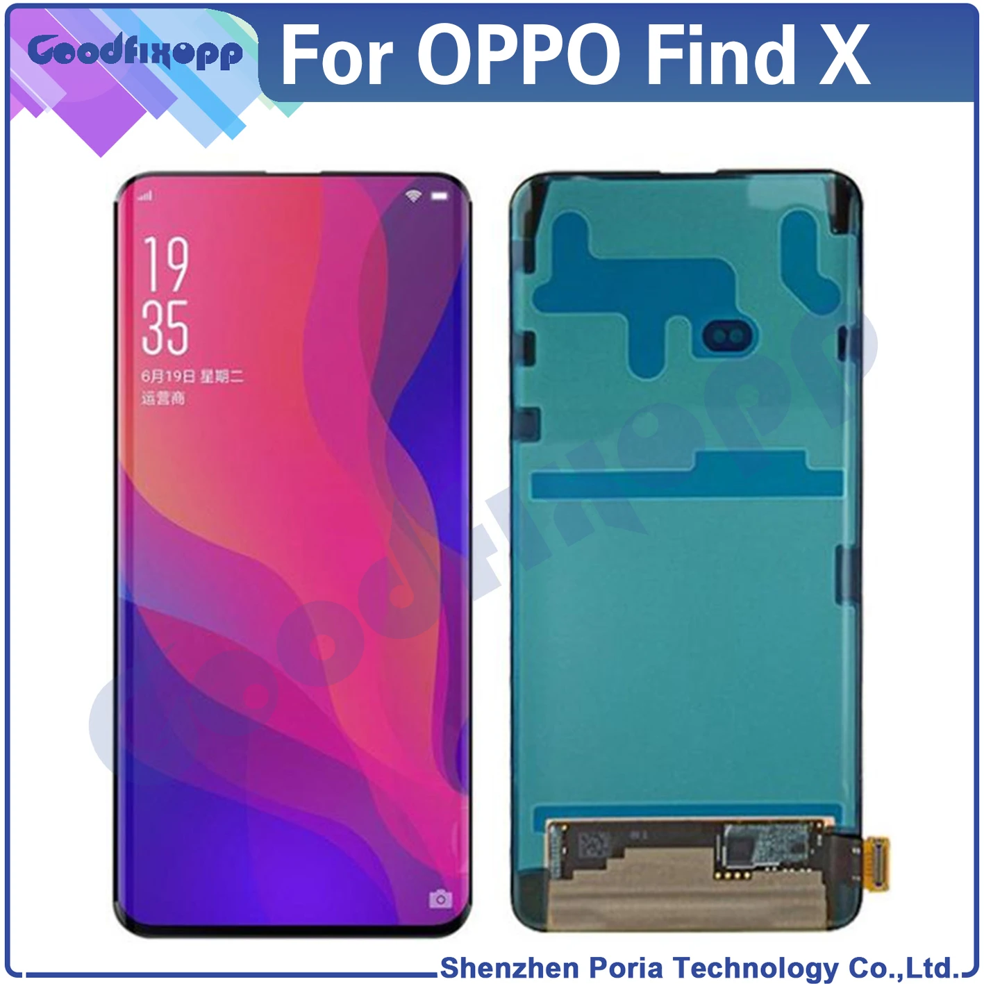 

TFT LCD For Oppo Find X CPH1871 PAFM00 LCD Display Touch Screen Digittizer Assembly