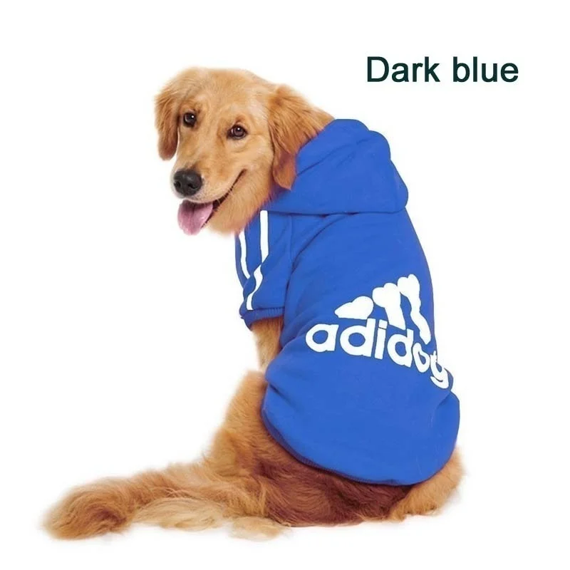 Dog Clothes for Large Dogs Winter Warm Fleece Big Dog Hoodies for Large Dog Clohtes Adidog Sweatshirt for Medium Dog Pet Costume