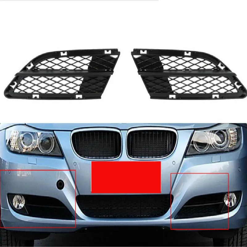 

Lower Grille Fog Light Grilles Cover For 09-11 BMW 3 Series E90