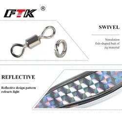 Swivel reflector luminoso de alambre para mar y río