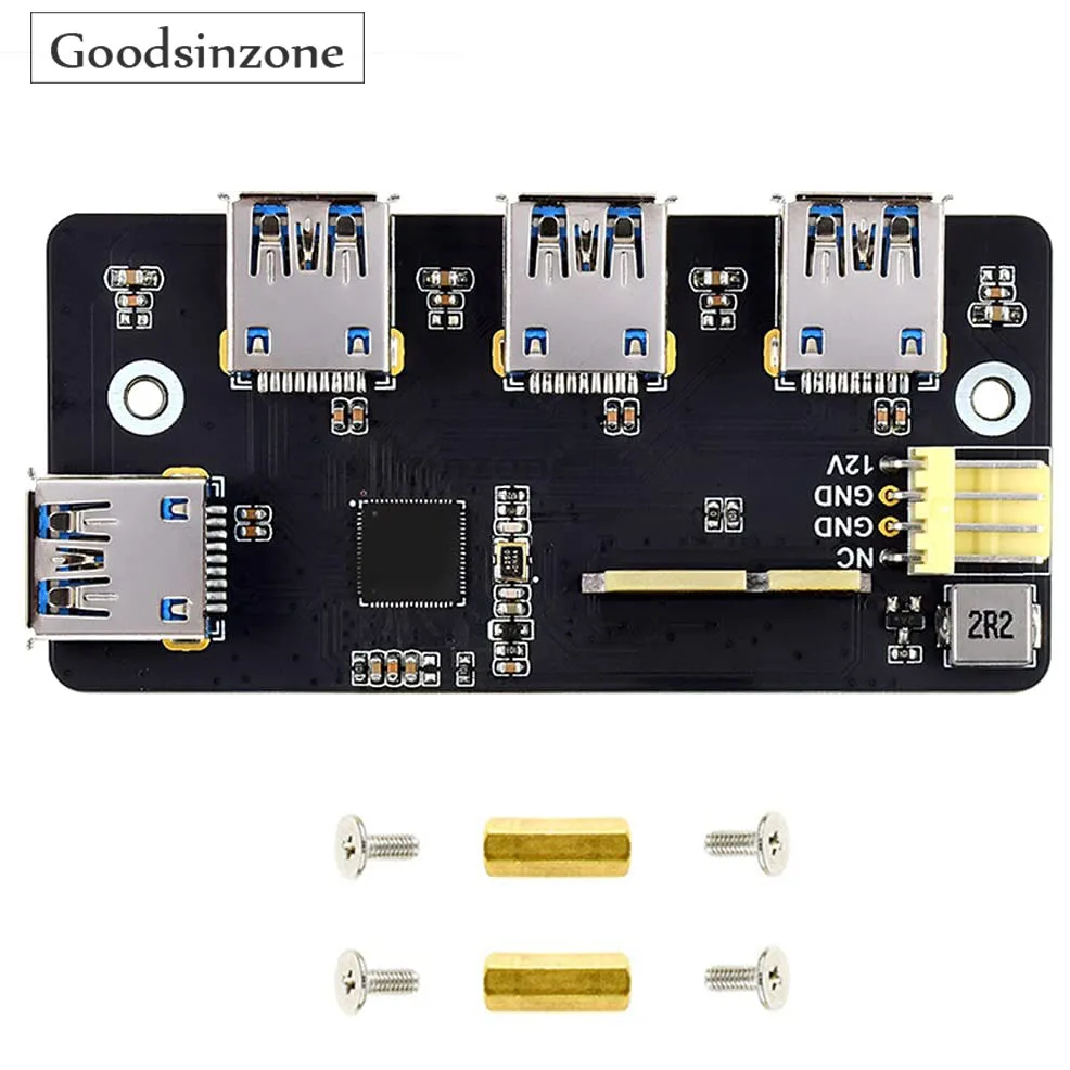 

Raspberry Pi CM4 IO Board Base-Board Supports PCIe Power Supply 4x High Speed USB Ports iot router for Compute Module 4