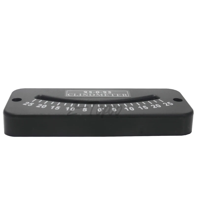 10-0-10 25-0-25 45-0-45  Inclinometer and Tilt Gauge Glass Tube Inclinometer slope protractor angle meter