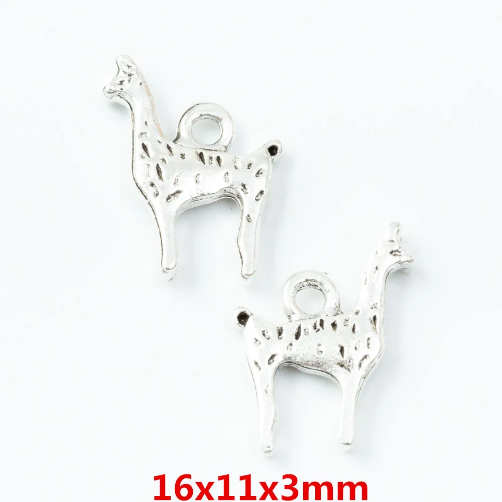 

55 pieces of retro metal zinc alloy Alpaca pendant for DIY handmade jewelry necklace making 6755