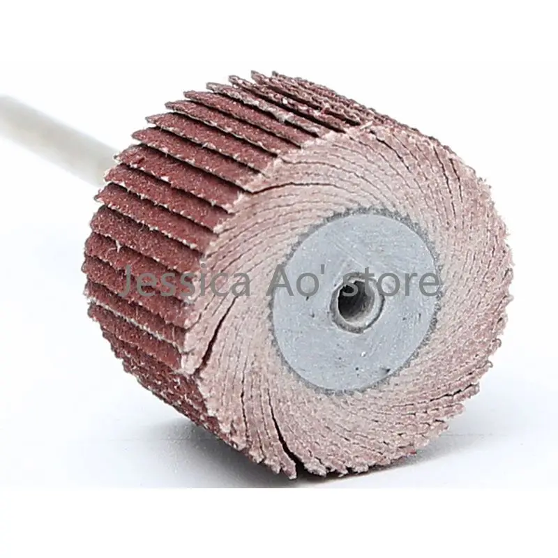 26pcs 8-10mm utensili elettrici carta abrasiva mola disco lamellare mulino elettrico testa di lucidatura legno metallo ruggine rimuovere la carta vetrata