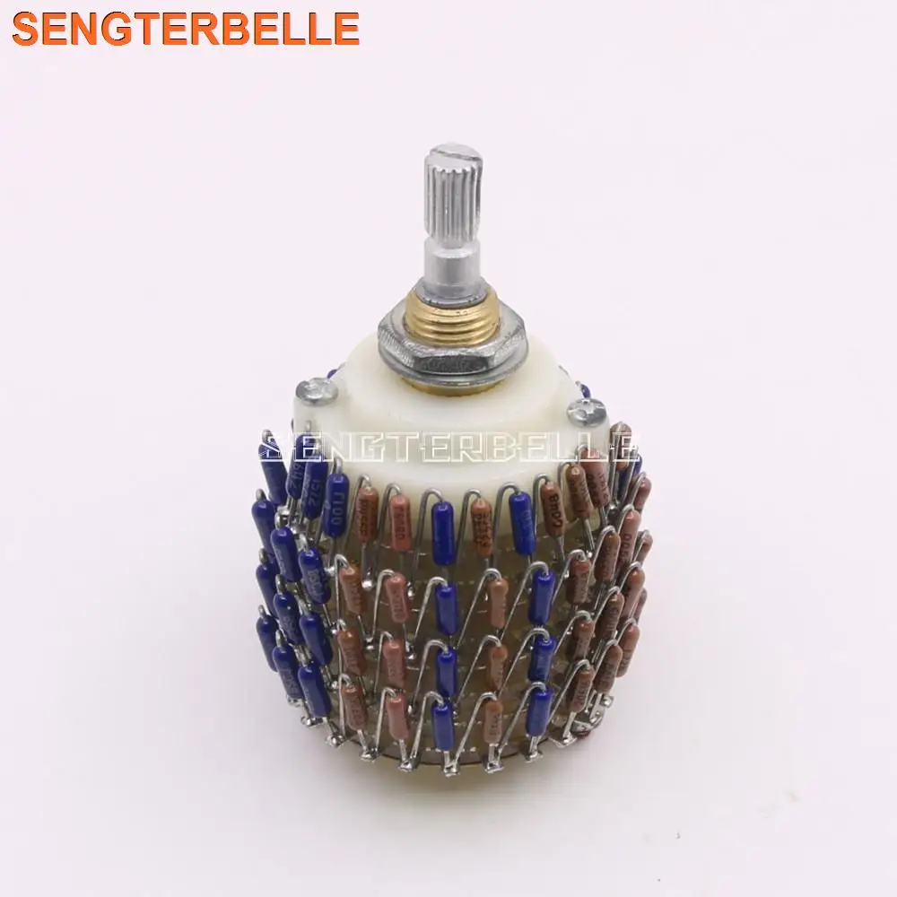 4X24 kroków czterokanałowy potencjometr głośności rezystor DALE poczwórny zrównoważony potencjometr przedwzmacniacza 10K i 50K i 100K