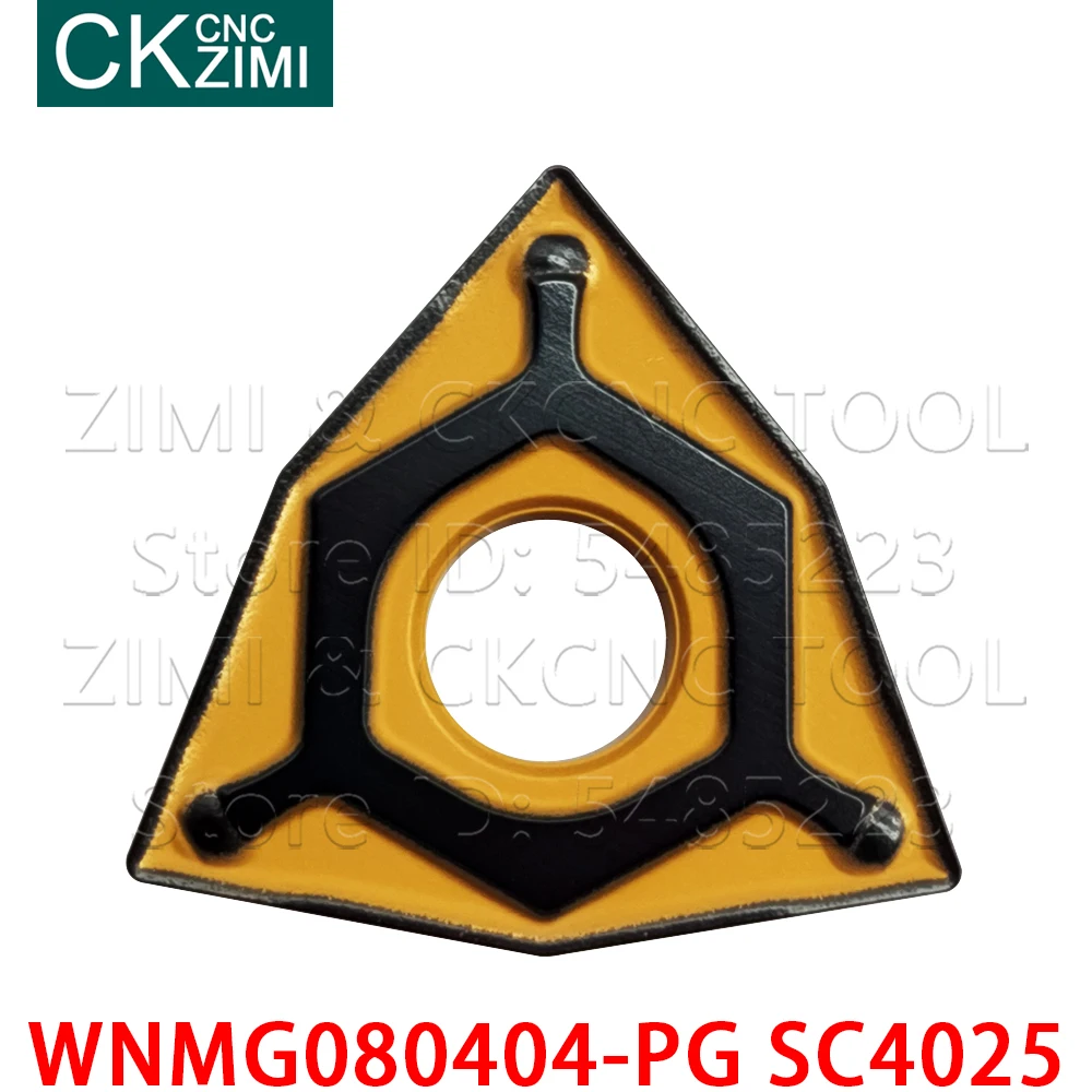 WNMG080404-PG SC4025 WNMG080408-PG SC4025 Carbide Sisipan Kayu Mengubah Alat CNC Logam Mesin Bubut Alat Kualitas Tinggi WNMG untuk Baja