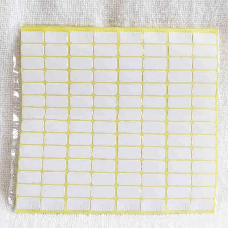 15 Sheet/Pack Blank Labels Sticker Craft For Classification Sticky Name Number DIY Computer Stationery Address Label Decoration