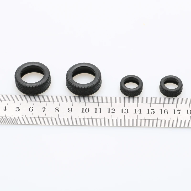 20PCS RC Tugboat Anti-collision Tires Diameter 19mm/28mm Miniature Wheel Mircro Simulated Tyres Decoration Parts for Boat Model