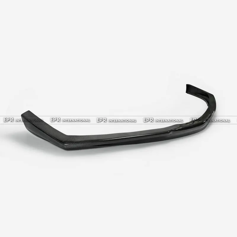 Car Styling For Mitsubishi Evolution EVO 8 Ralliart Style Carbon Fiber Front Lip Glossy Fibre Bumper Splitter Racing Body Kit