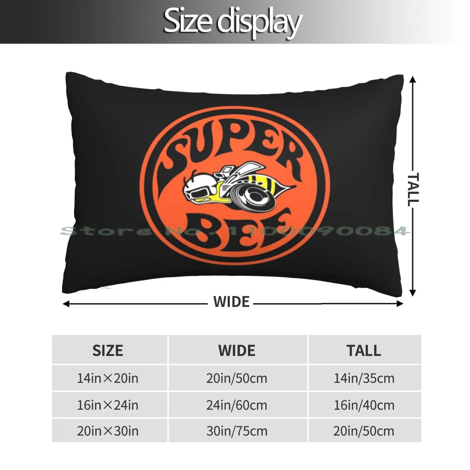 Super Bee Pillow Case 20x30 50*75 Sofa Bedroom Universal Studios Orlando Universal Studios Parking Islands Of Adventure