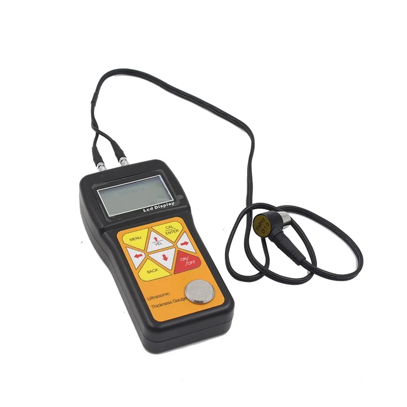 แบบพกพาUltrasonic Gauge Meter Tester 0.75ถึง600มม.สำหรับโลหะพลาสติกCeramiceการทดสอบ