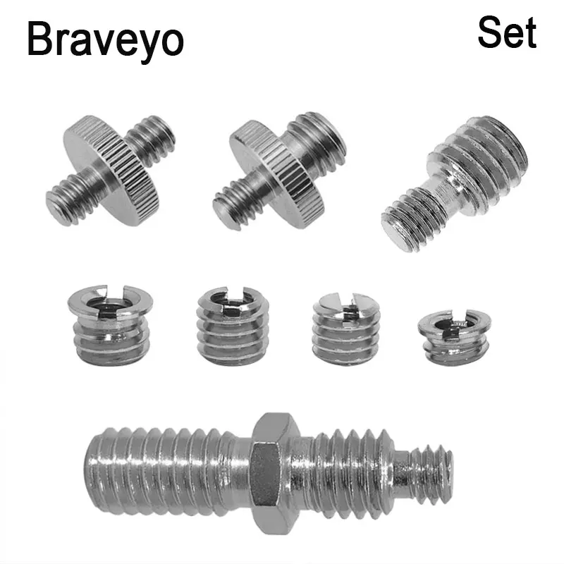 Camera Conversion Screw Nut Suit 1/4 3/8 Mutual Transfer Photography Stand Adapter Accessories Quick Release Screw For Dslr