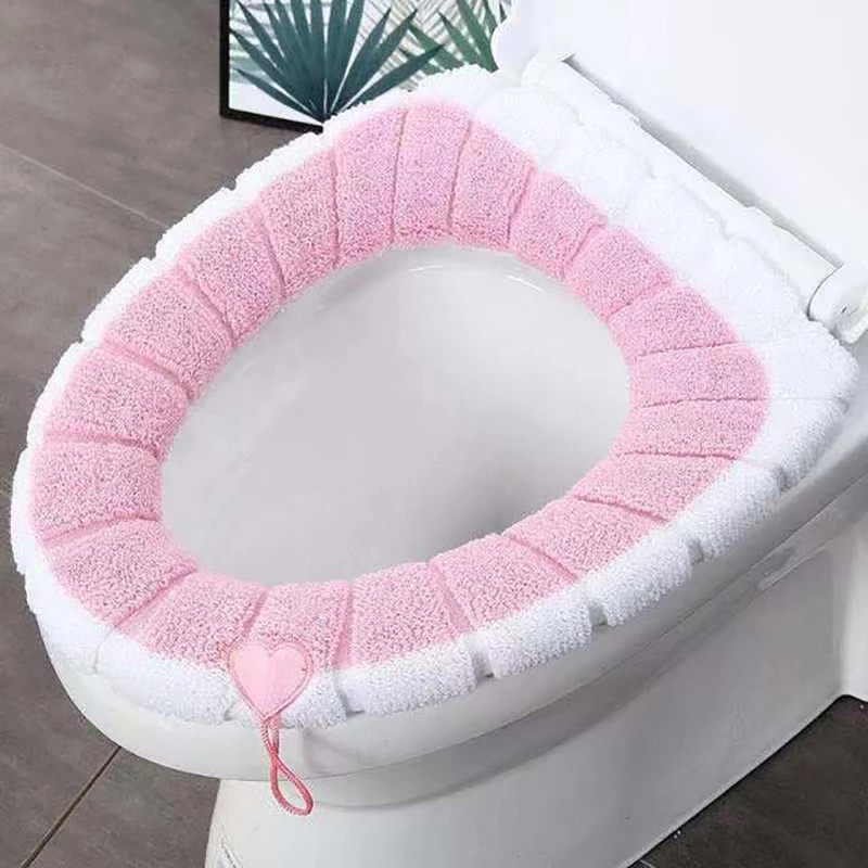 Washable Toilet Seat for Bathroom, Soft Warmer Mat, Pad Cushion, Toilet Seat, Bidet Cushion, New, 2025