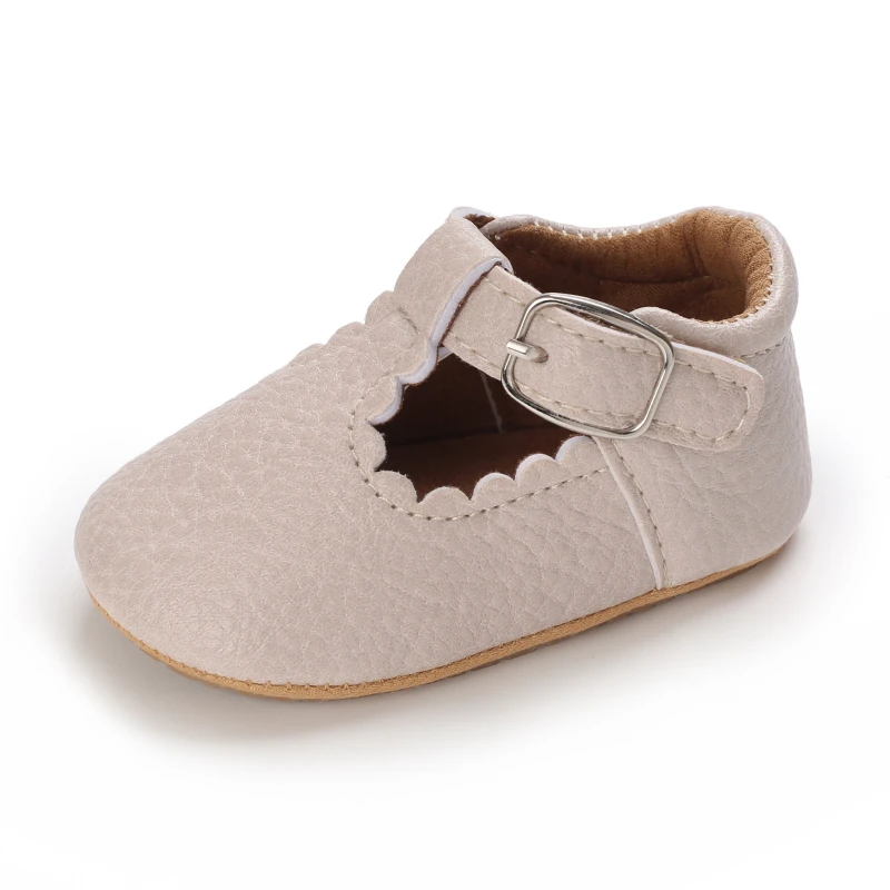 Comfortable Infant First Walkers Casual Crib Shoes Soft Rubber Sole Daily Wear For Newborn Boys Girls 0-18M