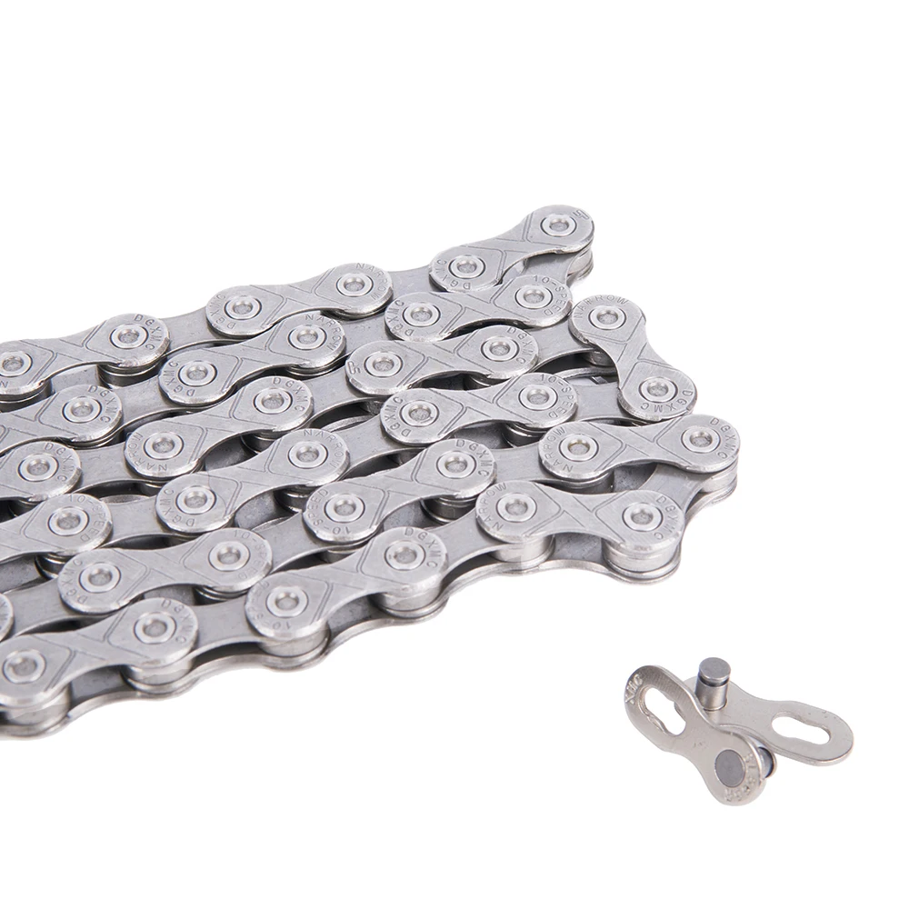 

10 Speed MTB Mountain Road Bike Chain Silver Gray 10s 20s 30s 116L Bicycle Shifting Chain for Shimano SRAM System Bike Parts