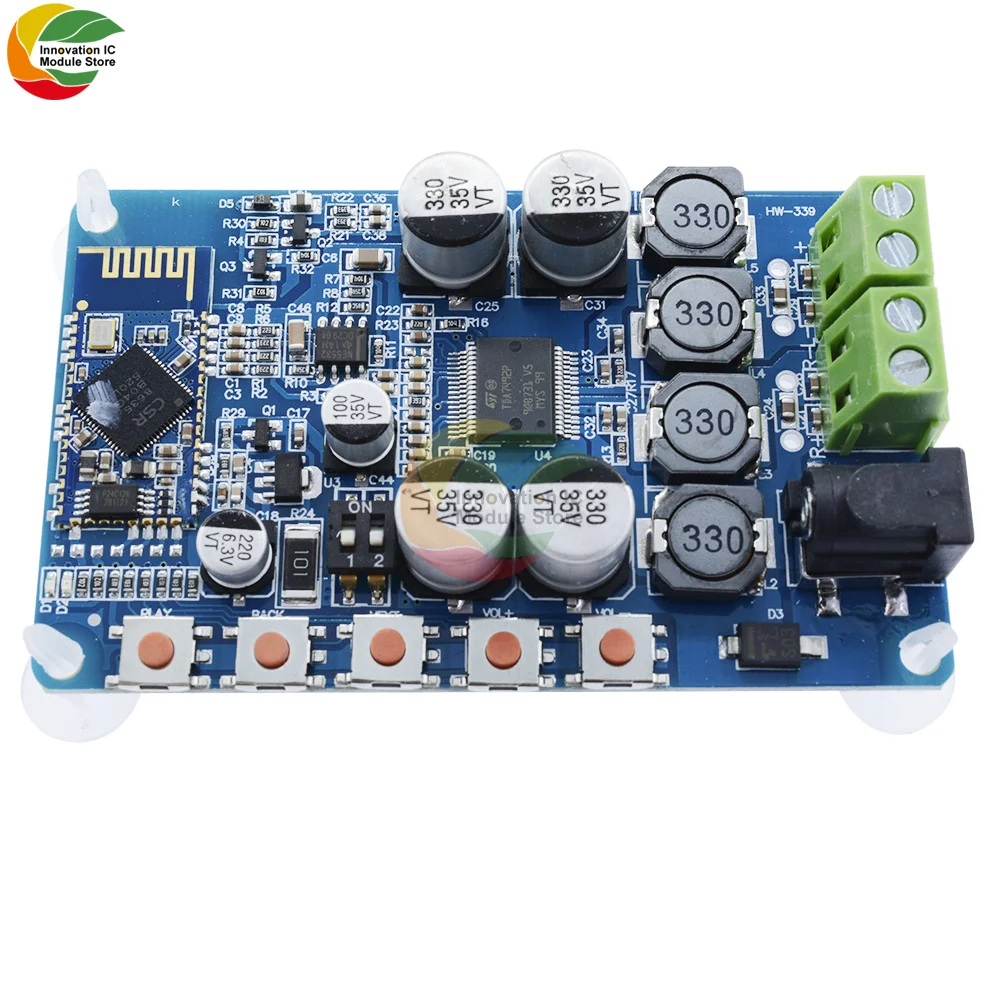 TDA7492P Bluetooth 4.0 Power Amplifier Board 2X50W Blue Digital Power Amplifier Board Accessories Assembly HIFI Power Amplifier