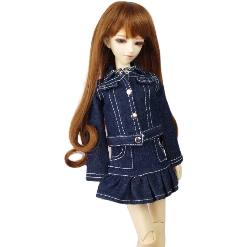 BJD Jeans Suit Jacket + Mini Skirt Outfits Clothing For 1/4 17