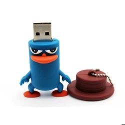 Cartoons Platypus Pendrive 256gb 128gb Usb Flash Drive 32gb 64gb Memoria Flash Disk Memory Usb Stick Pen Drive Usb 2.0 U Disk