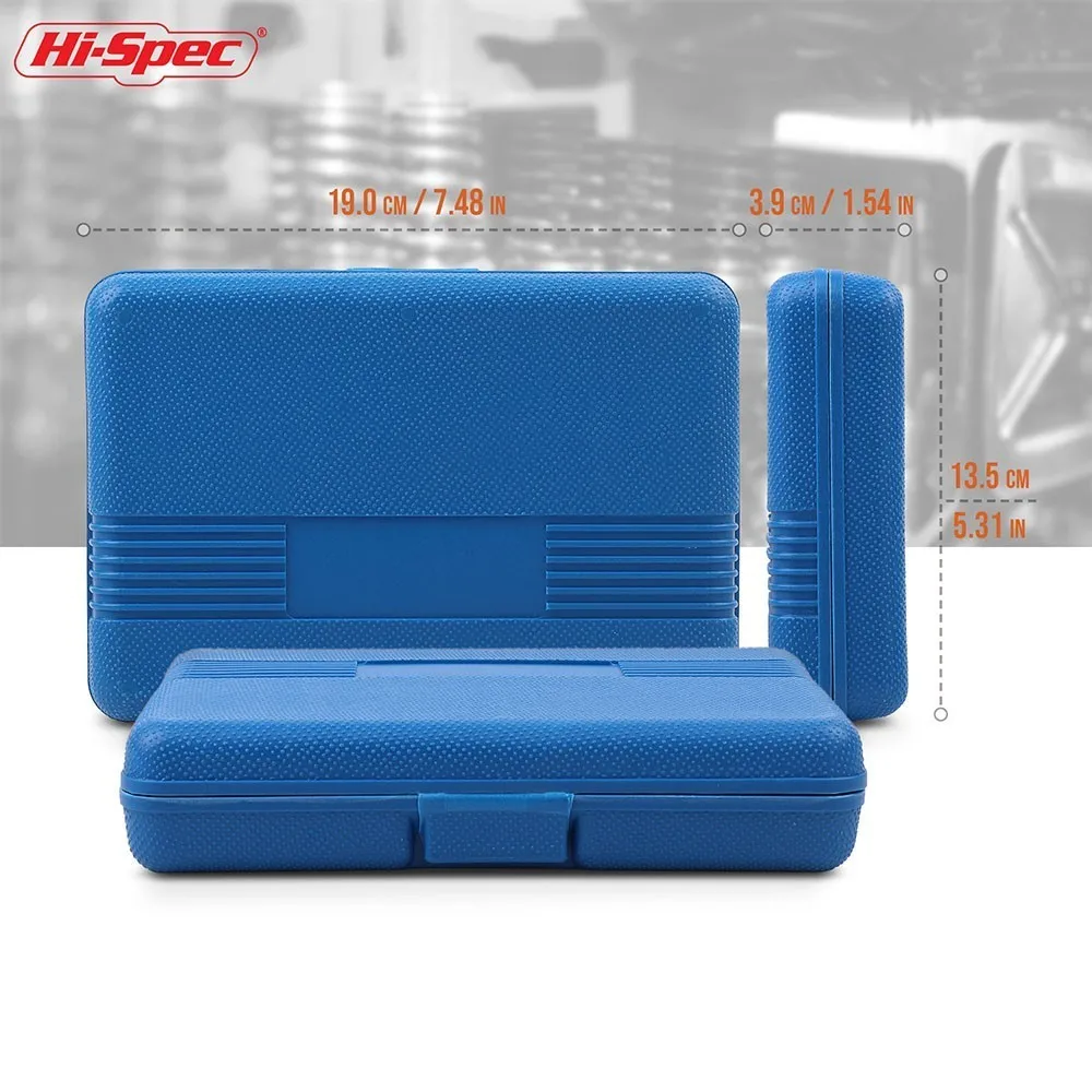Hi-Spec-Juego de enchufes de 12 puntos, Juego de puntas de destornillador, adaptador manipulado para llave de torsión, llave de tubo, 10 Uds.
