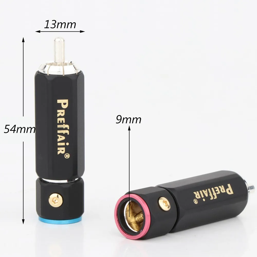 Preffair R1719 Hi-Fi Audio посеребренный соединительный кабель RCA Удлинитель разъемов RCA